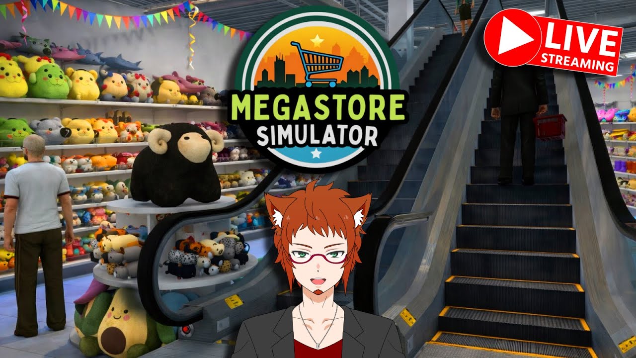 Live: Cozy Megastore!? Let's Build The Best Supercenter In This Store Simulator Game!