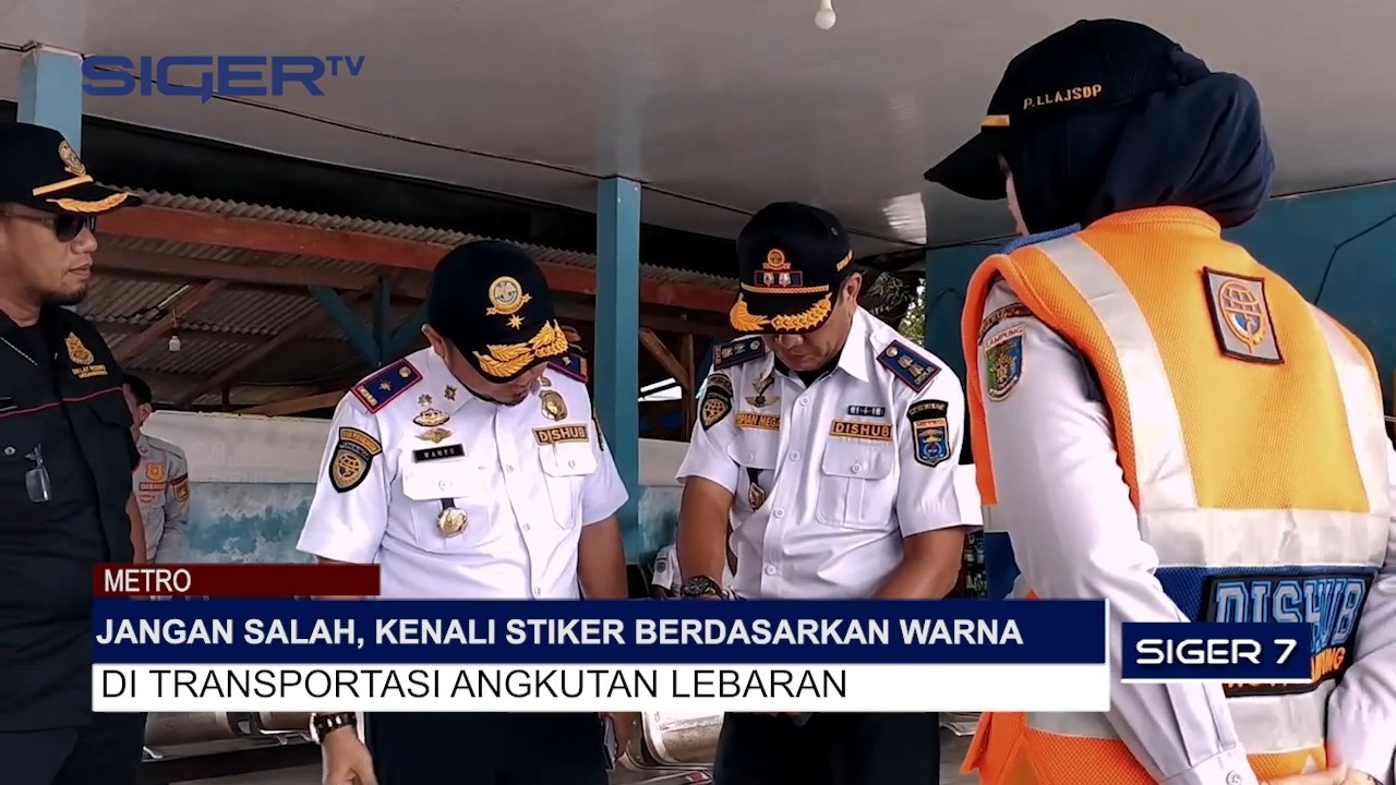 JANGAN SALAH, KENALI STIKER BERDASARKAN WARNA DI TRANSPORTASI ANGKUTAN LEBARAN