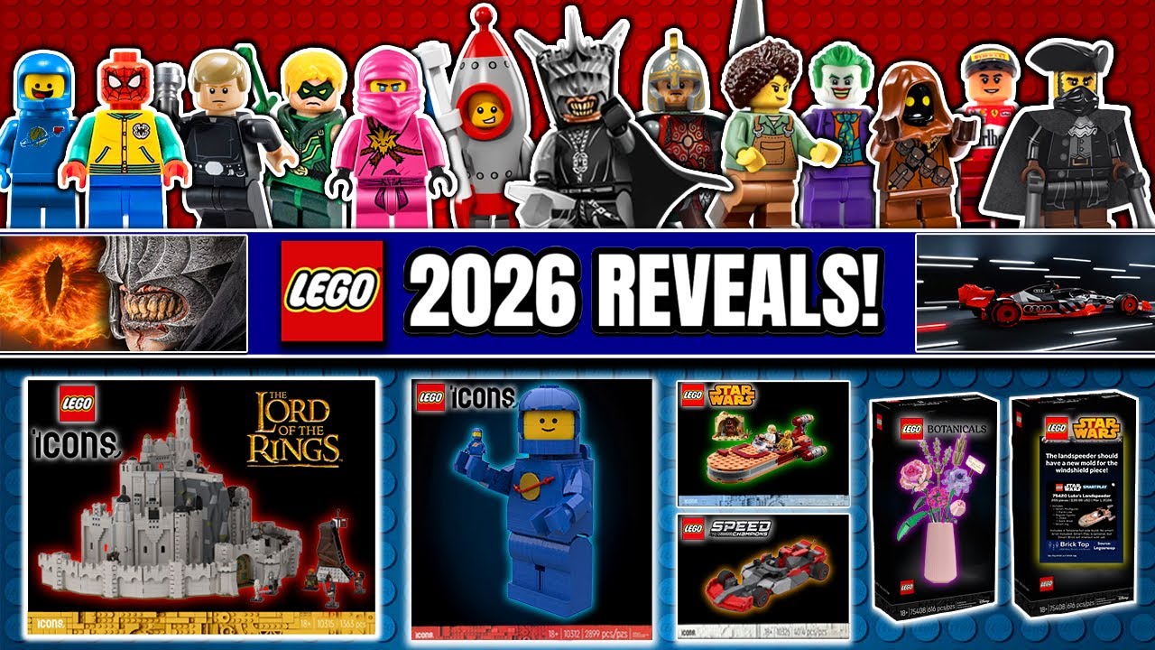 Новые утечки LEGO! Властелин колец, Звездные войны, иконы, растения и многое другое!