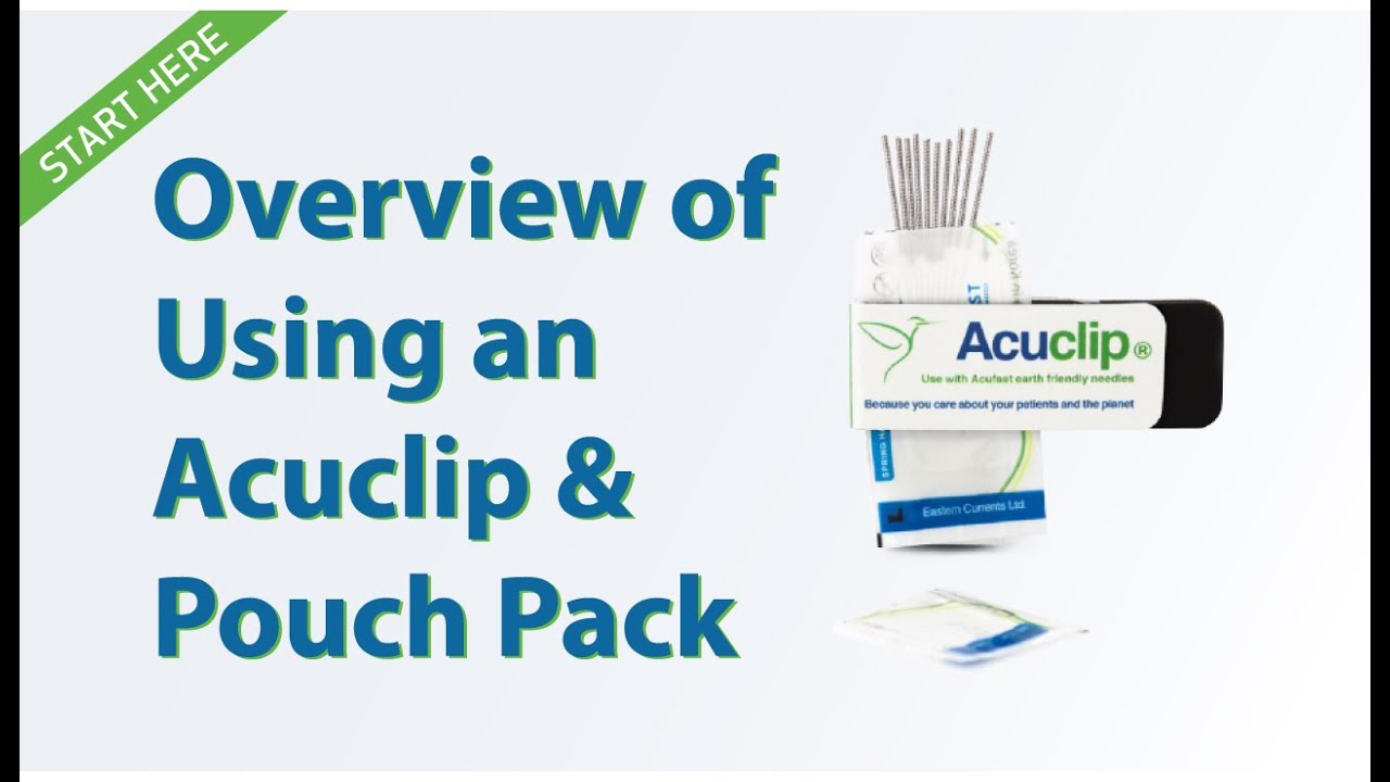 START HERE: General Overview and Use to Open an Acufast Needle Pouch Pack