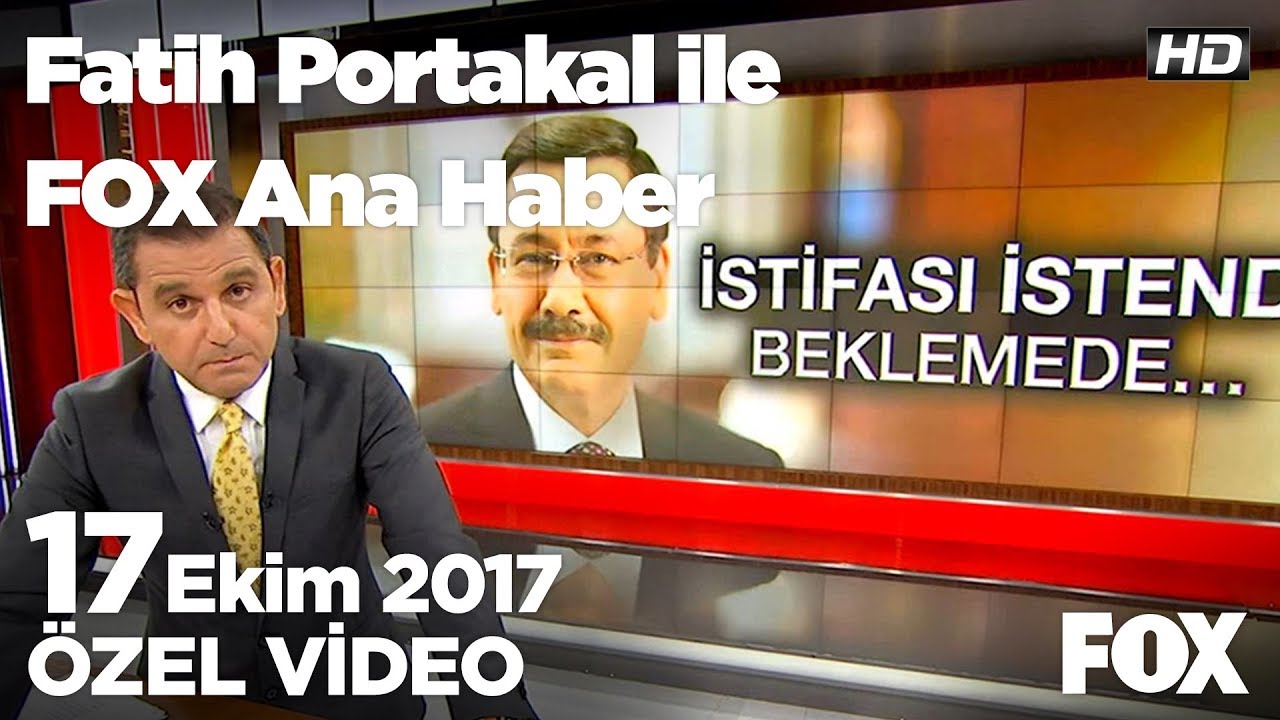 Gökçek'in istifa bilmecesi... 17 Ekim 2017 Fatih Portakal ile FOX Ana Haber