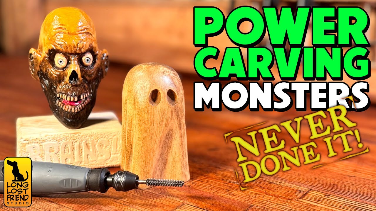 Rotary Tool Monster Carving - Never Done It!