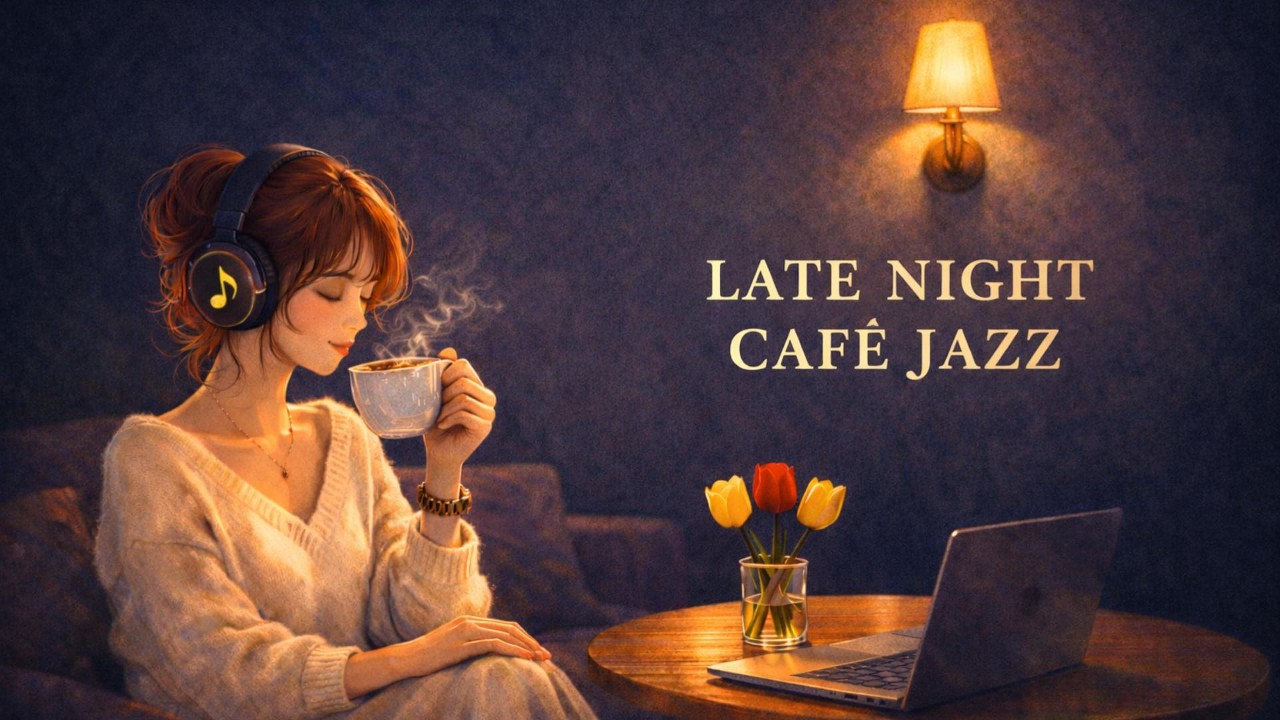 Late Night Café Jazz ☕ Soft Female Vocal Jazz for Study, Relax &Midnight Coffee - Jazz Moments Café