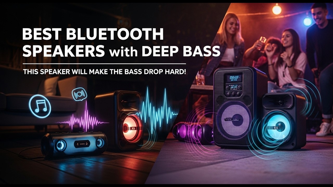 TOP 5 Best Bluetooth Speakers With Deep Bass 2026 | Bluetooth Speakers That Shake The Room