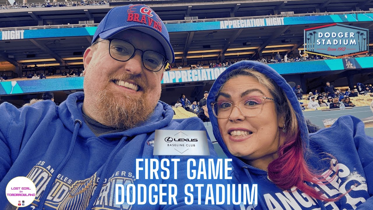 First Dodgers Game at Iconic Dodger Stadium! | Lexus Baseline Club Experience & Dodger Dog!