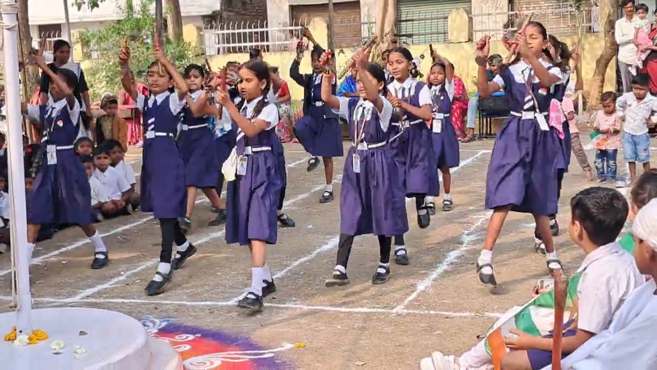 कवायत | इयत्ता चौथी विद्यार्थी | प्रजासत्ताक दिन 2026 | P SHRI ZPPS NAVINVASTI 