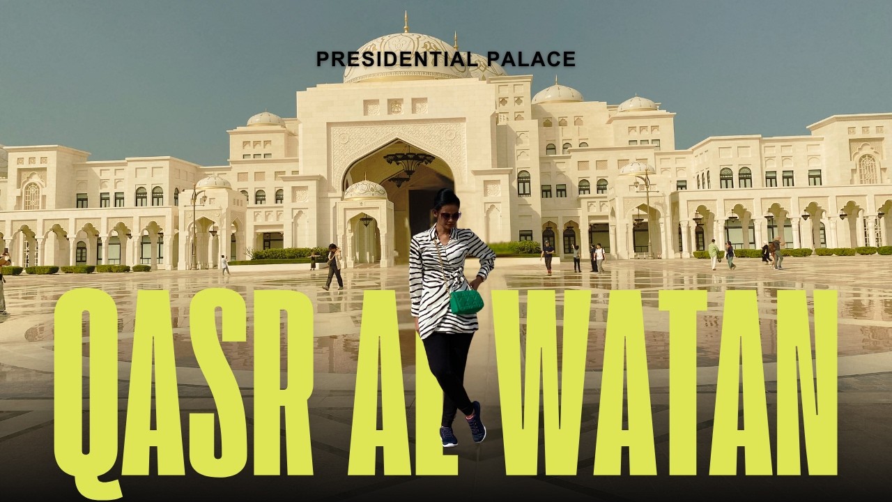 Qasr Al Watan Presidential Palace in Abu Dhabi
