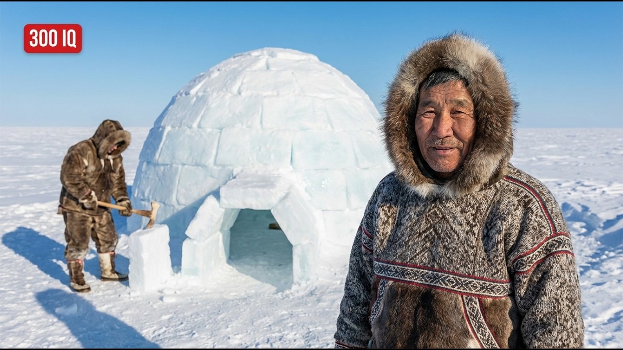 How The Inuit Made Ice Homes Warm at -40°C Without Fire