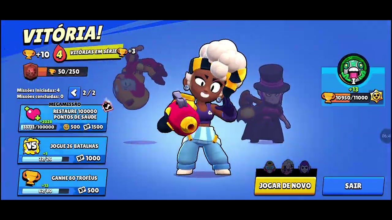 Jogando Brawl Stars 