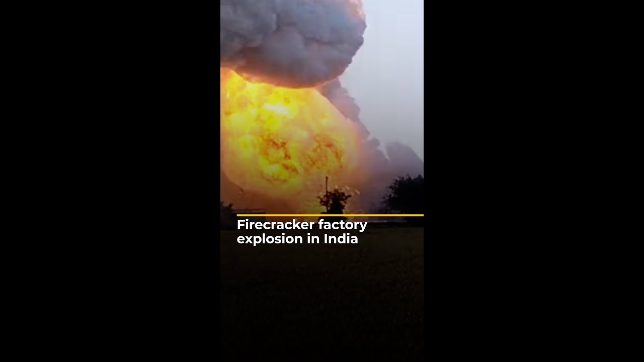 Firecracker factory explosion in India