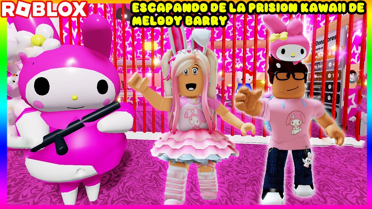Escapando De La Prisión Super Kawaii De My Melody Barry Panzoncito! JAJA!😂😂