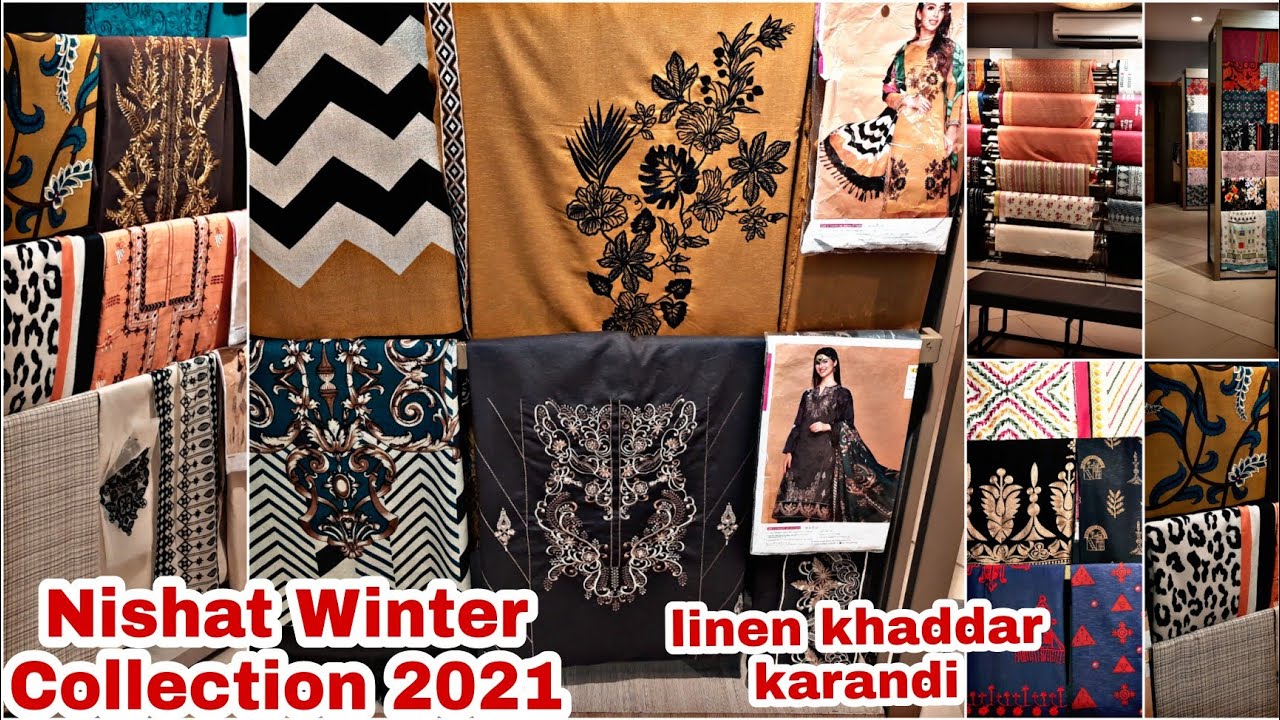 Nishat Linen Winter Collection 2021 || wool Shwal ,karandi ,Linen FTB
