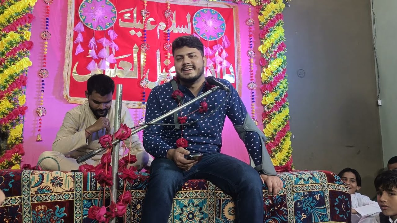 Janab shahid naqvi jaisi shb jashan e maula abbas as at Nusrat Villa Jais Amethi