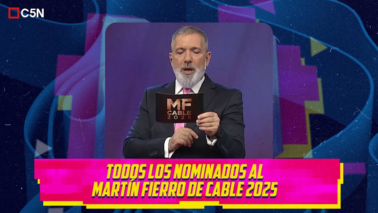 Se conocieron los NOMINADOS al MARTÍN FIERRO DE CABLE 2025