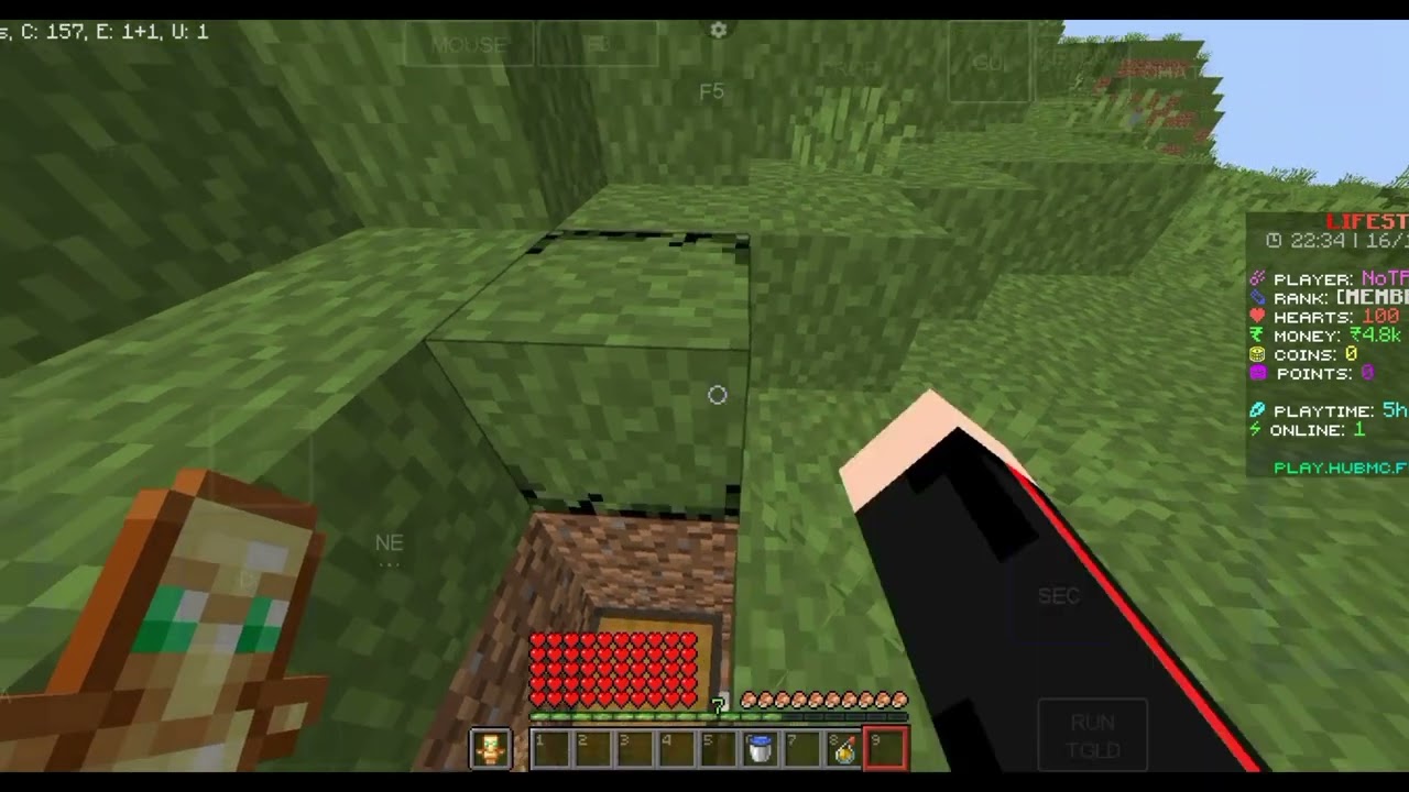 Secret Chest in HubMC