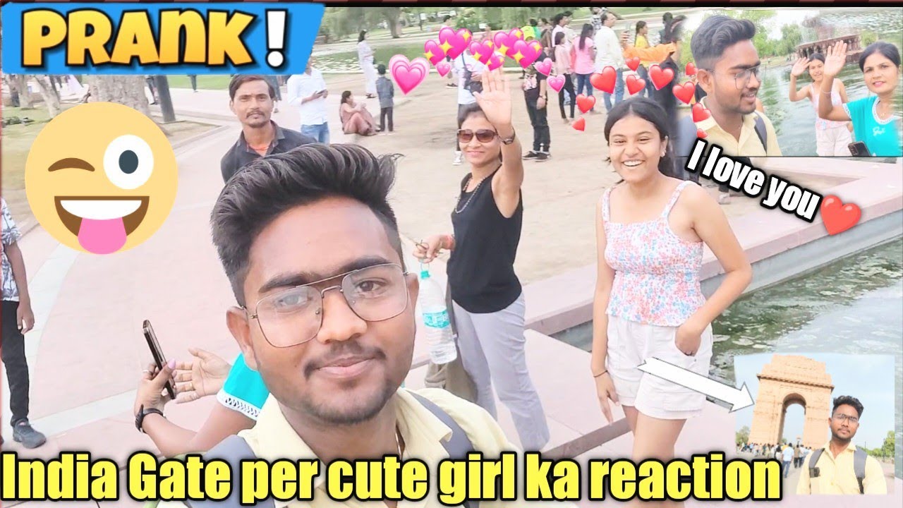 India Gate Par Cute Girls Reaction😜 Itni Sari Rusian Cute Girls||😲🤓
