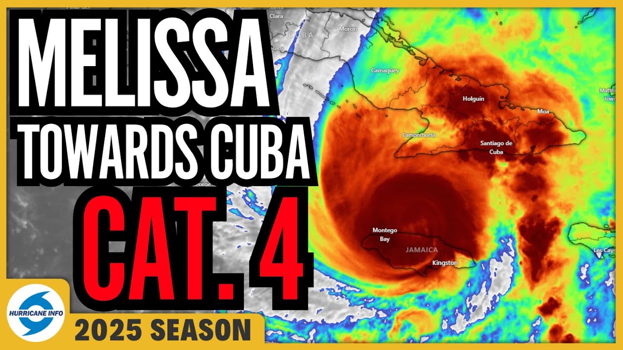 Hurricane Melissa moves away from Jamaica and heads toward Cuba and Bahamas as a Category 4.