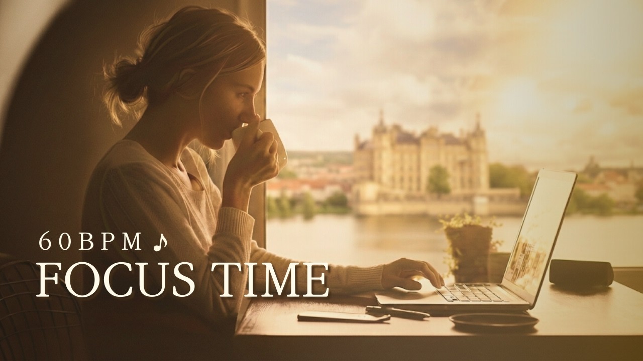 [Study/Work] Slow Down, Deep Focus 🎧 60 BPM Relaxing Jazz & Lo-fi