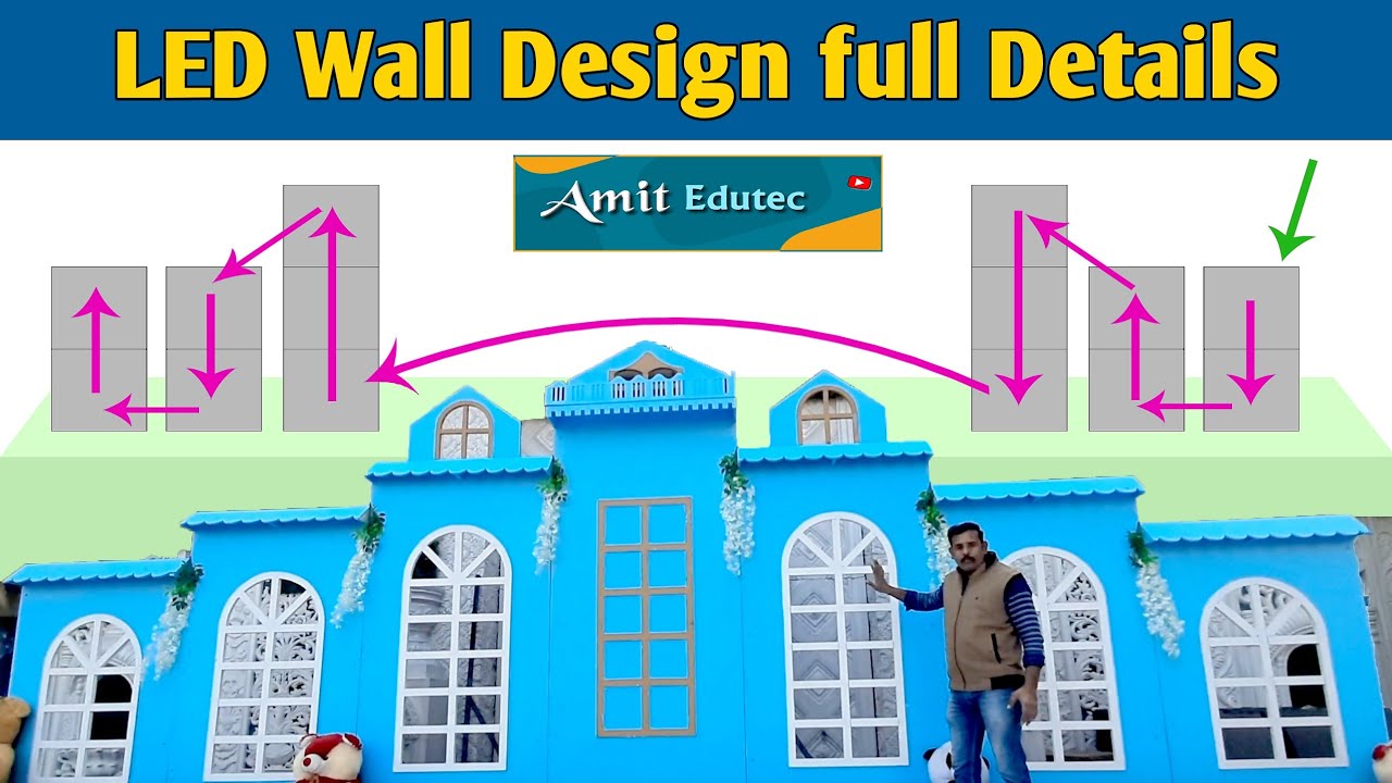 LED Wall Design full Details | हिंदी | Amit Edutec