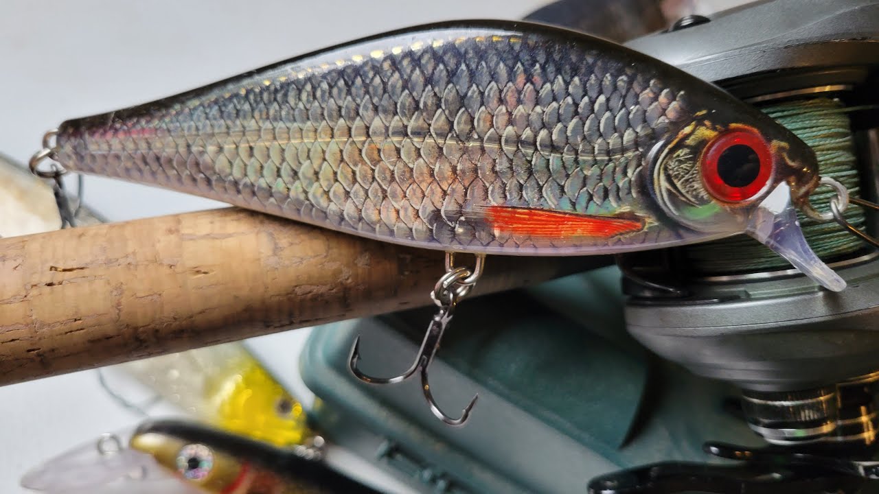 Huge Muskie Jaw Snaps Rapala Super Shadow Rap:  NW Ontario Pike & Muskie