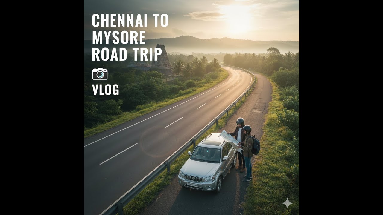 Chennai to Mysore Road Trip | Full Journey Video | Epic 500+ KM Road Trip & Travel Vibes 🚗🌄