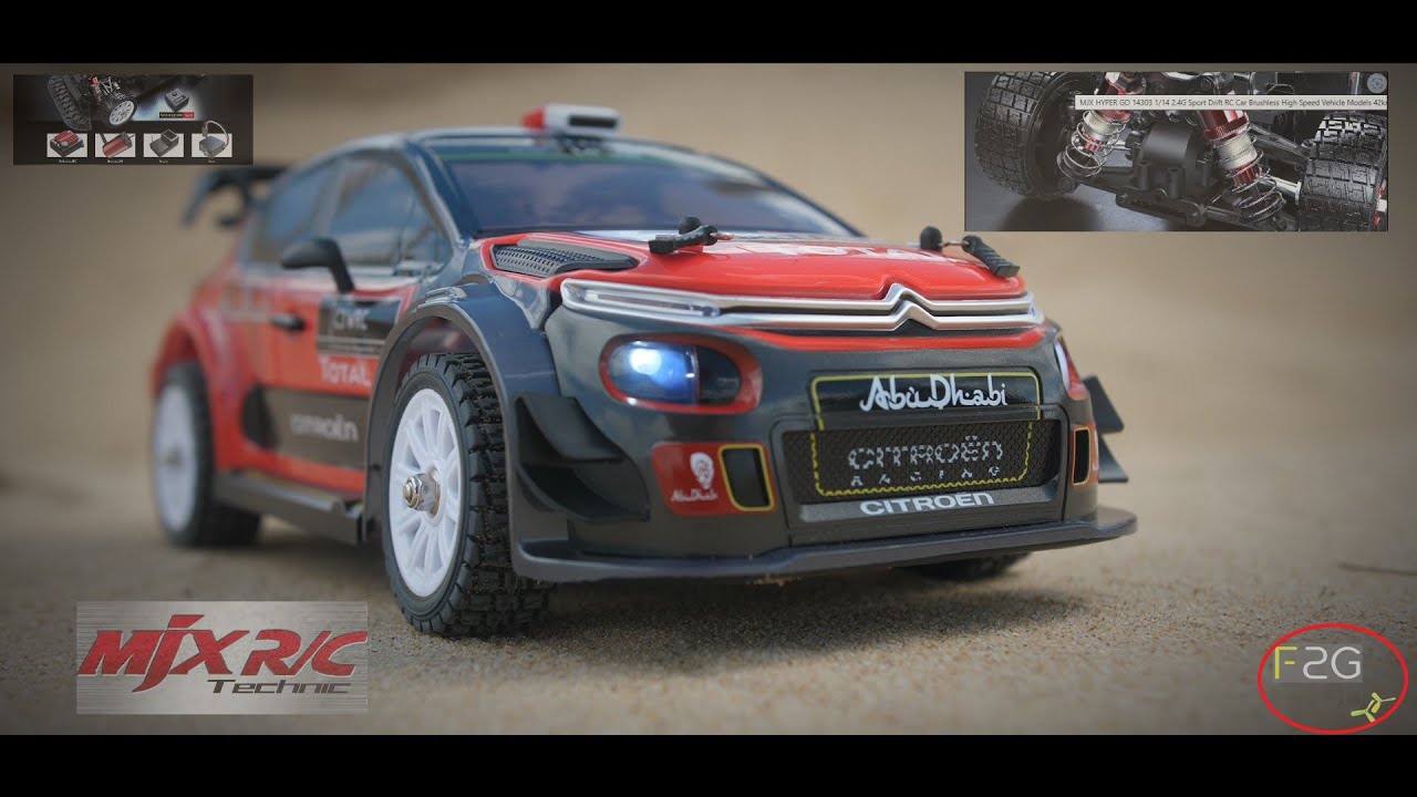 Citroën C3 WRC Total Abu Dhabi - MJX R/C Licenced Product n°14303