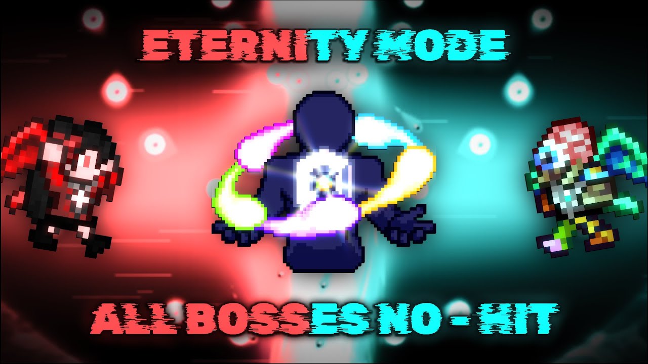 ALL BOSSES NO-HIT | Terraria Fargo's Souls: Eternity Mode (CEG Rules)