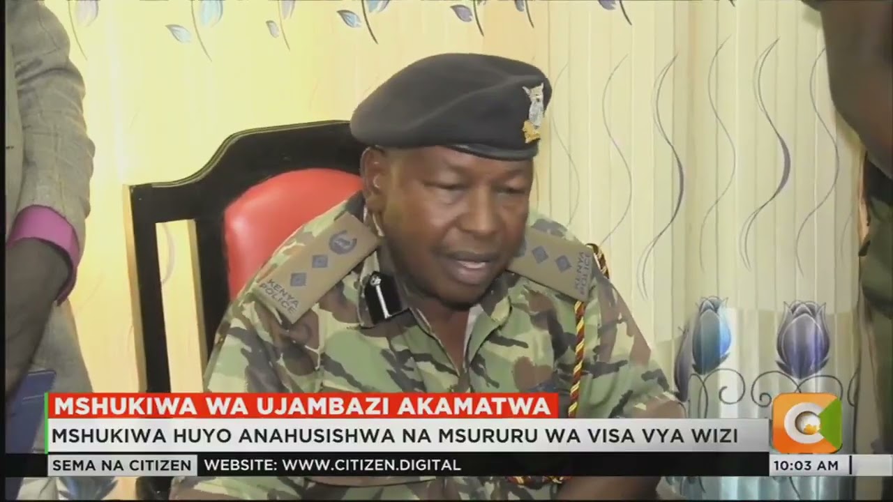 DCI wamemkamata mshukiwa mkuu wa ujambazi Trans Nzoia
