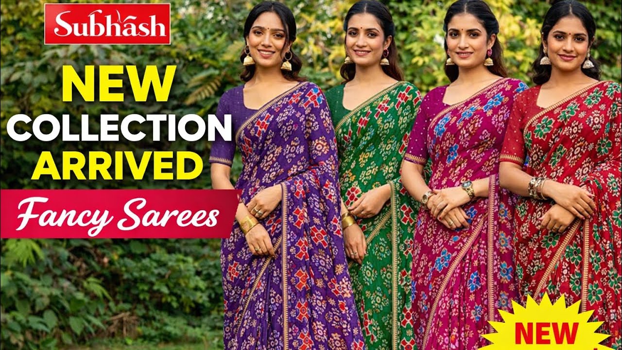 Subhash Fancy Sarees New Collection 😍 | Latest Designer Sarees at Best Price