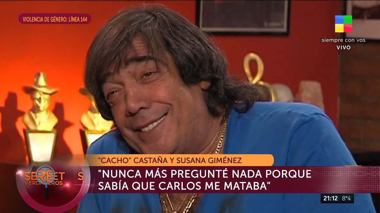 📺 El apasionado romance de Cacho Castaña y Susana Giménez 💕