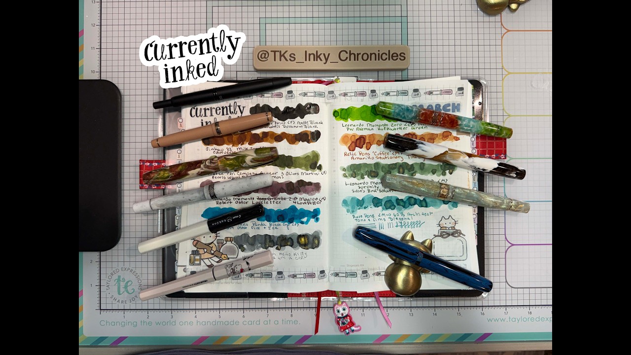 March 2026 Currently Inked Fountain Pens