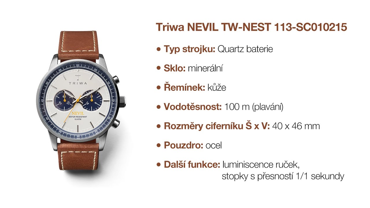 Hodinky Triwa NEVIL Ocean TW-NEST113-SC010215