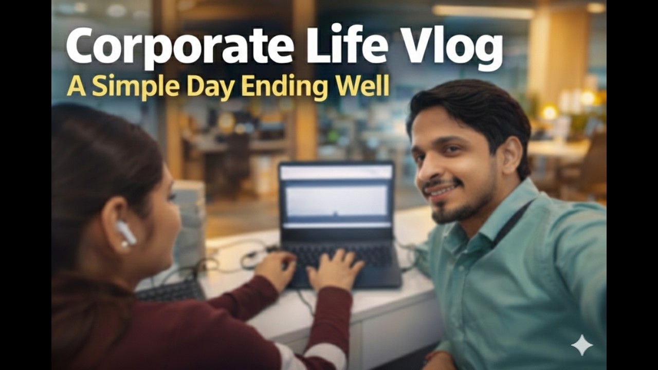Corporate Life Vlog: A Simple Day Ending Well