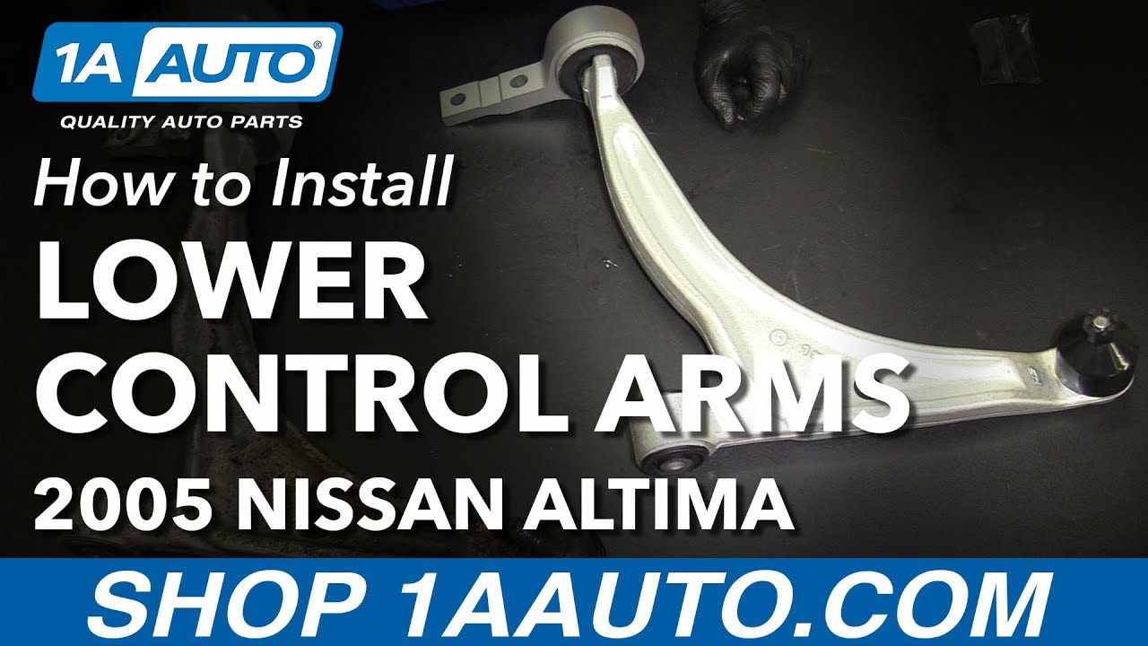 How to Replace Front Lower Control Arms 02-06 Nissan Altima