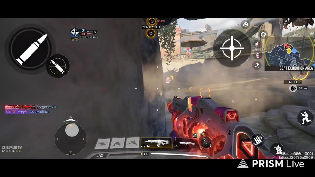 Live streaming of local game