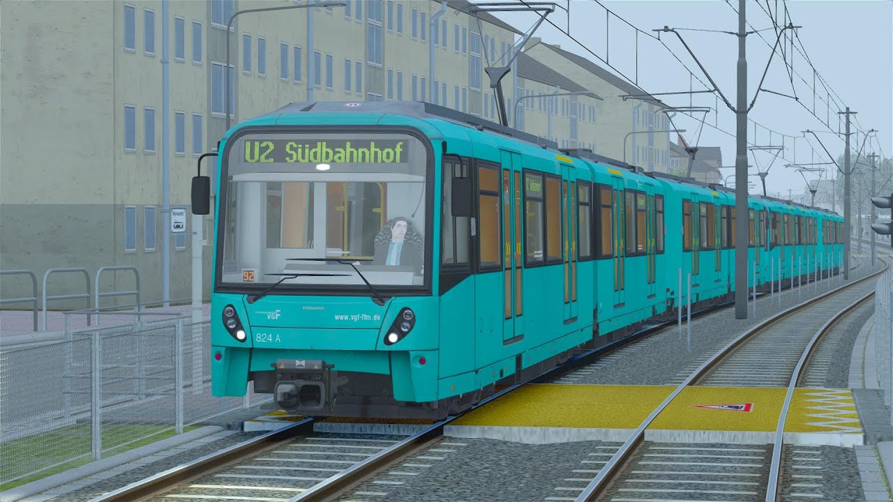 LET`S TEST Train Simulator 2015 / Test der U-Bahn Frankfurt auf der U2 von JustTrains