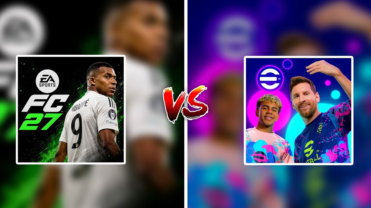FC MOBILE 27 vs eFOOTBALL 27 MOBILE - GRAPHICS, ANIMATIONS & REALISM COMPARED 
