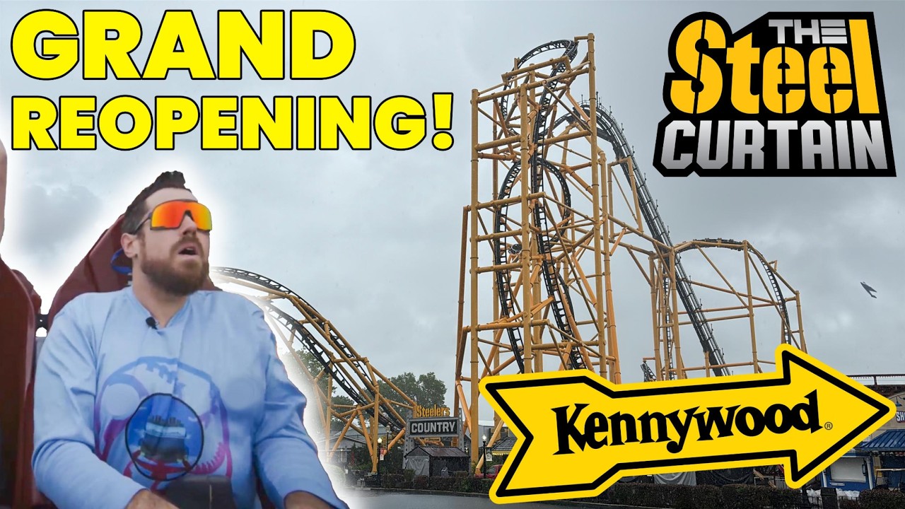 The RETURN of Steel Curtain at Kennywood! | Vlog 5/22/25