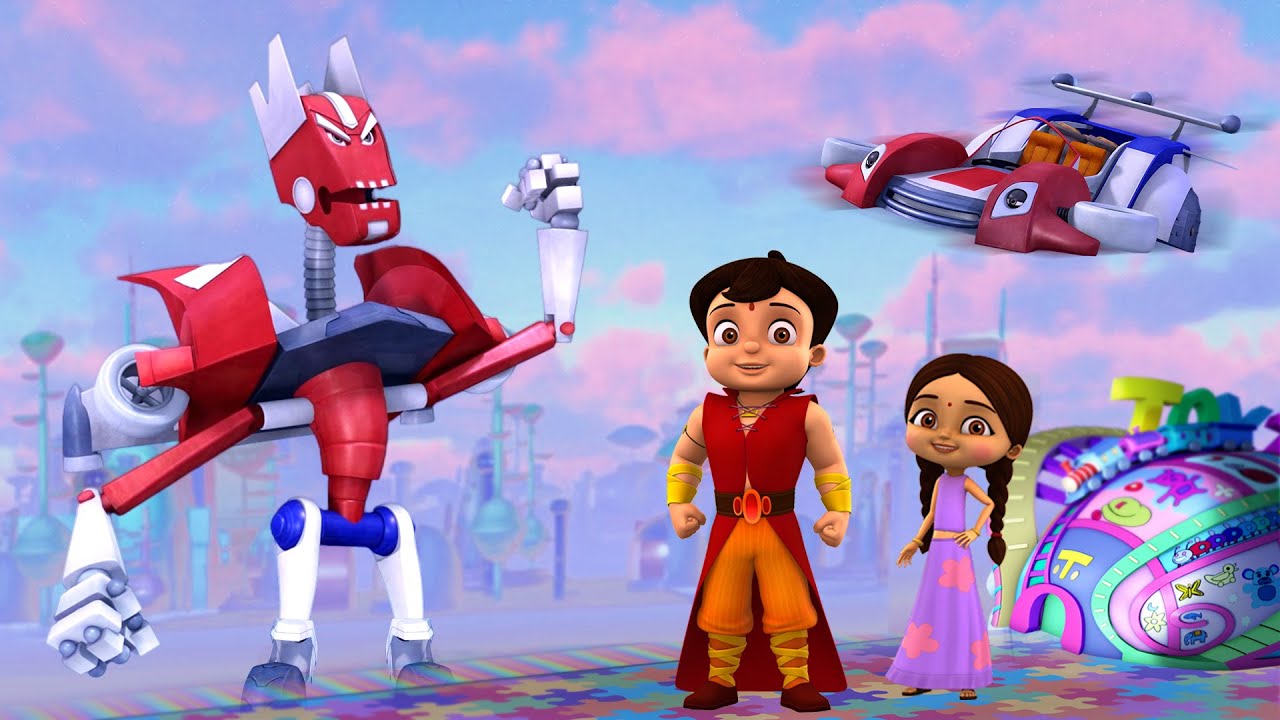 Super Bheem VS Super Powerful Robot | Cartoons for Kids | Fun Kids Videos
