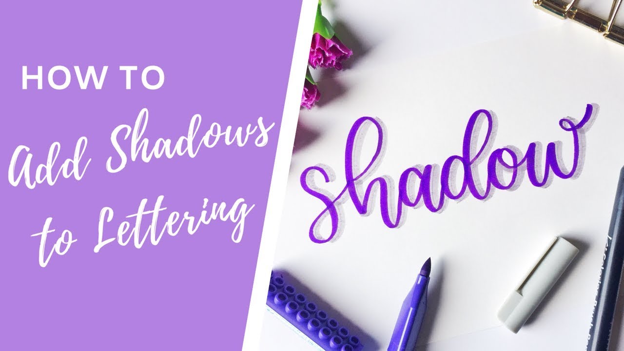 How to Add Shadows to your Lettering & Create 3D Effect | Tips & Tutorials