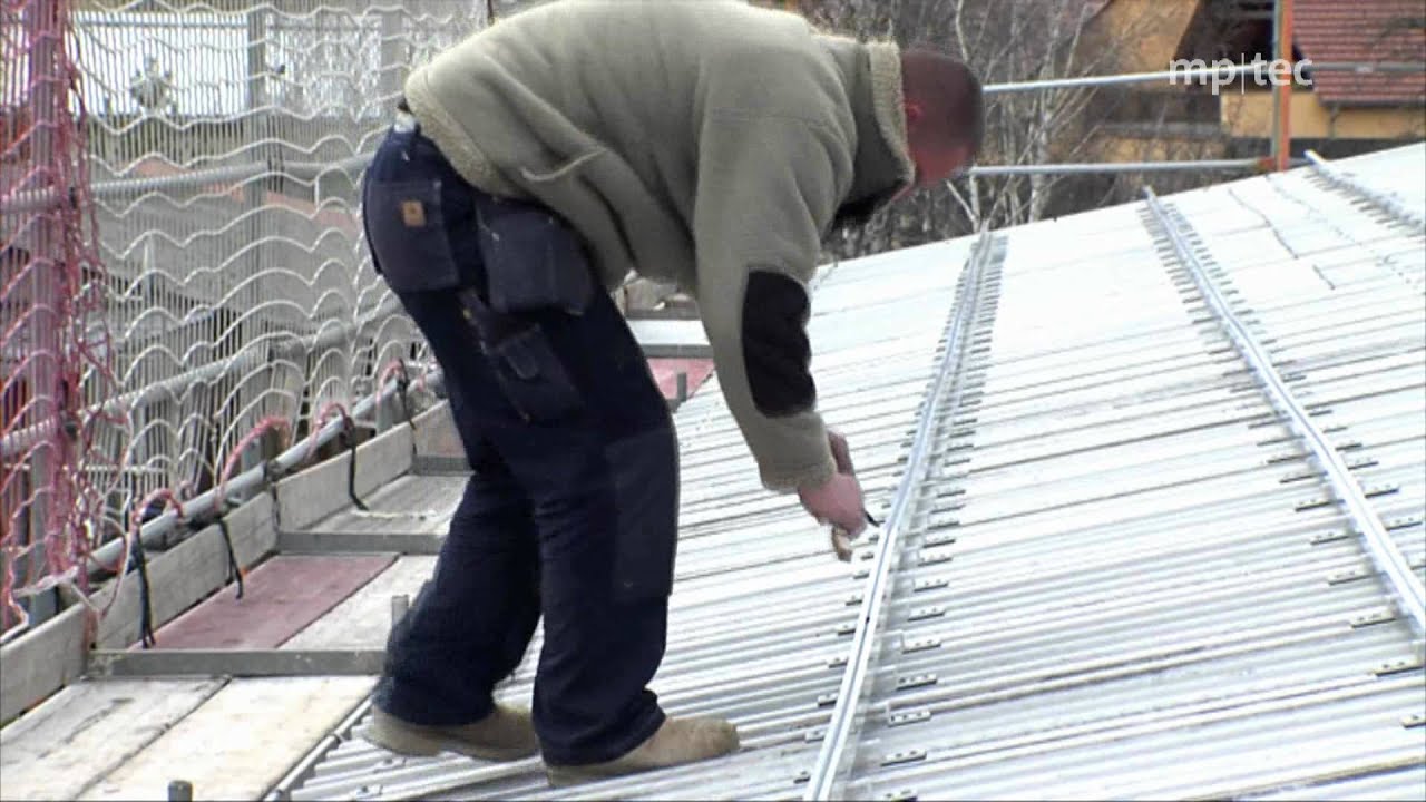 How to erect and mount a solar roof top plant: A reference project by mp-tec GmbH & Co.KG