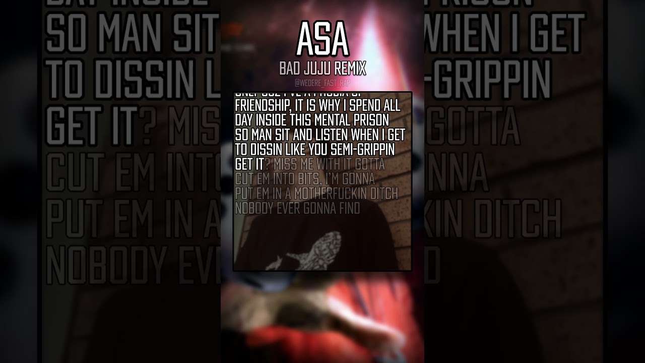 FASTEST RAPPER IN THE UK - Asa 