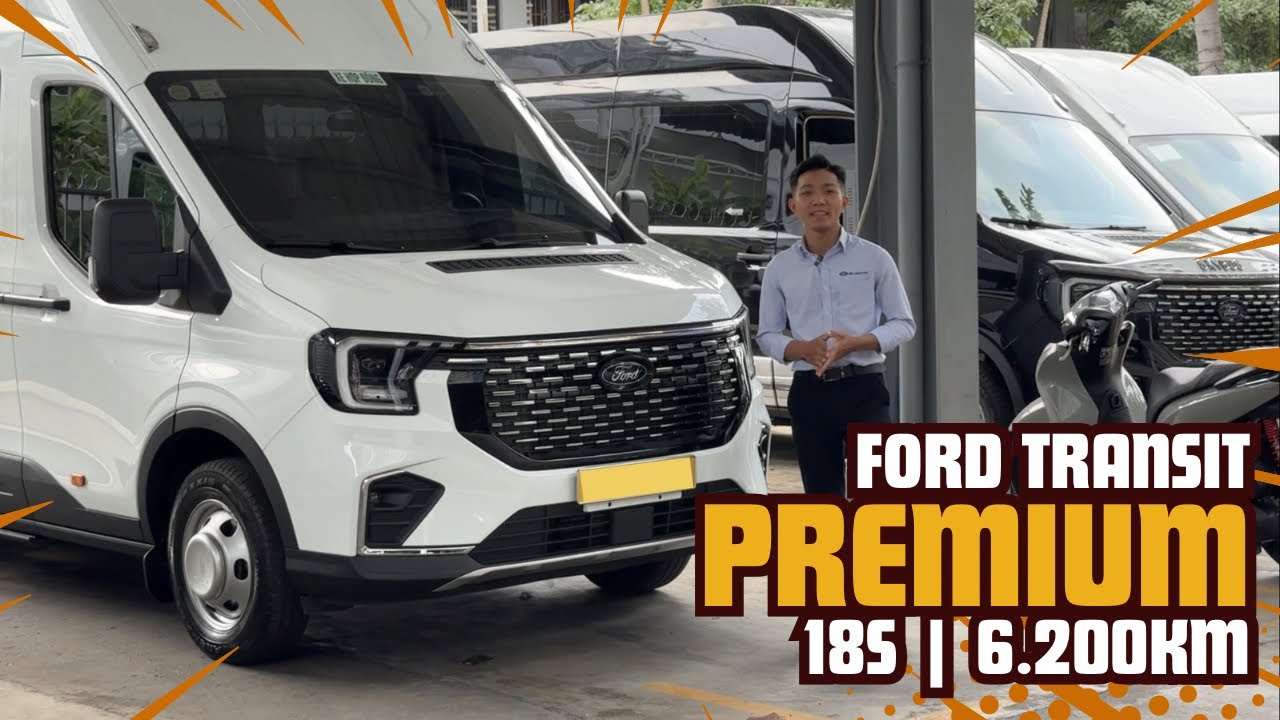 Ford Transit Premium 18S (18 chỗ) lướt 6.200km, sx 2025, như xe mới |0938856670 #fordtransit 
