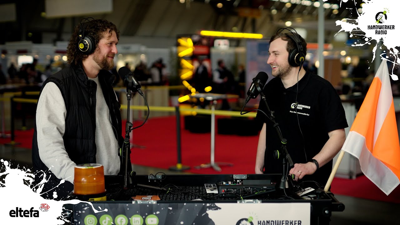 Seit 3 Monaten selbstst&auml;ndig: Tobias Haack (TOBI&lsquo;S TOOL TIME) zu Besuch auf der eltefa 2025