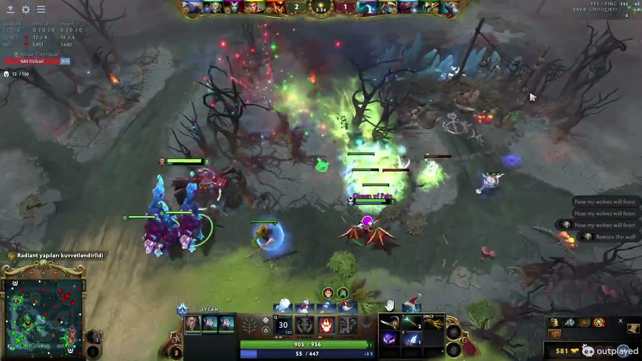 Immortal Game// Pos3 Lycanthrope // GamePlay 7.37 //  candyden arcana düştü yine xd