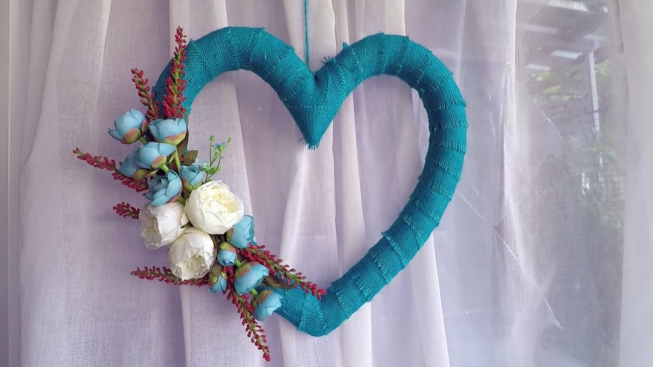 Çuvaldan Kapı Süsü - DIY #37
