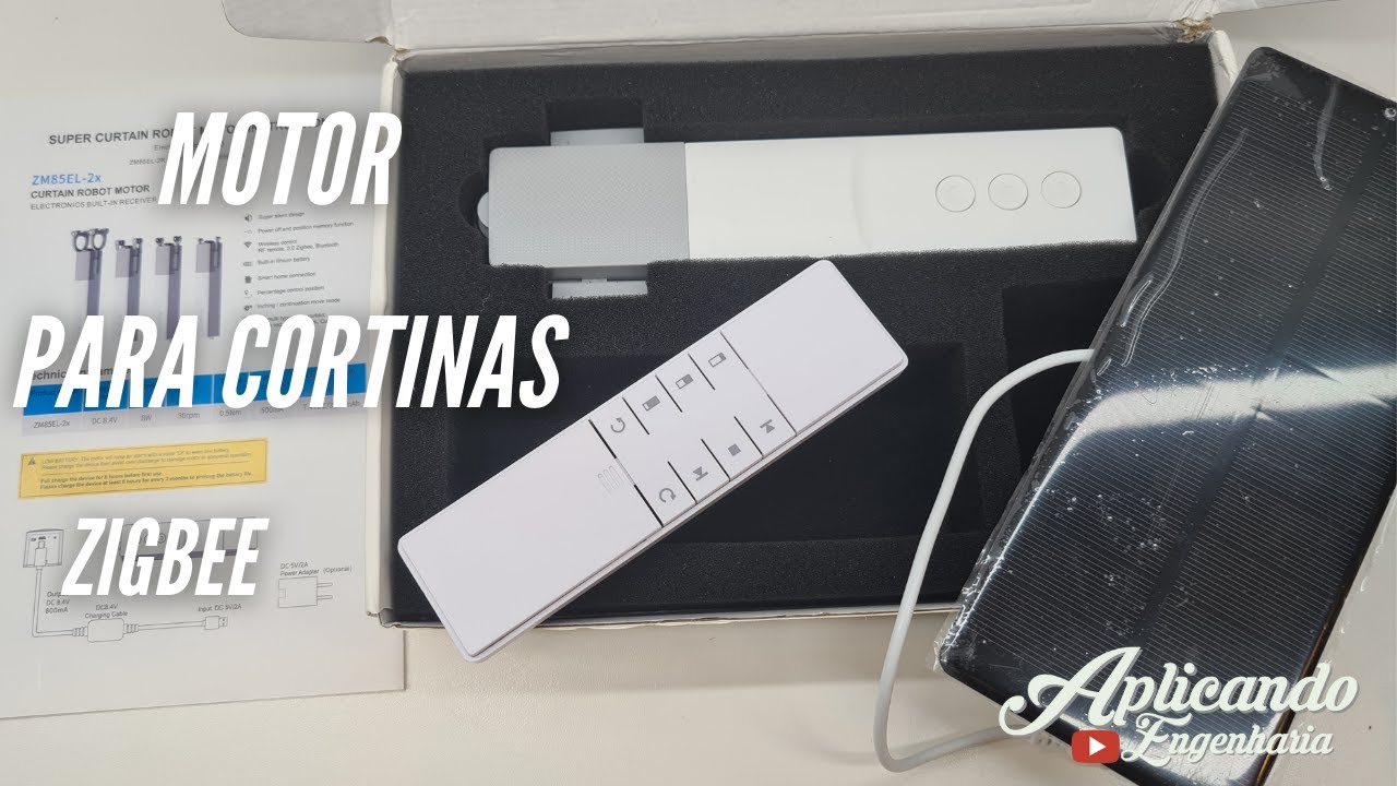 Motor Robô para Cortinas nova versão  - Compatível Alexa e Google home