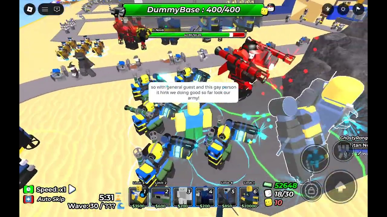 Part 1dummy defense endless