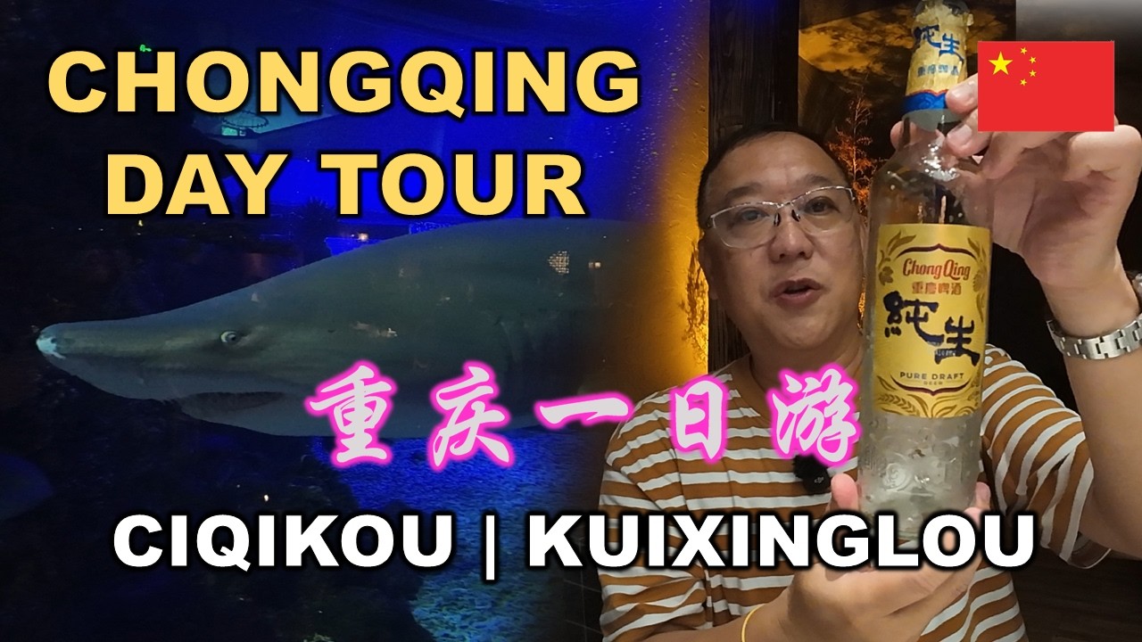 Chongqing Day Tour | 重庆一日游 | CIQIKOU ANCIENT TOWN 磁器口古镇 | KUIXINGLOU SQUARE 魁星楼广场 | LIZIBA STATION
