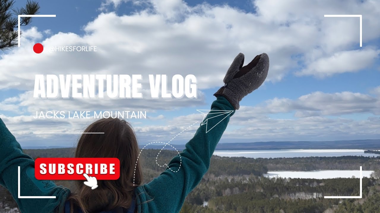 I hiked across a frozen lake when I saw a cliff to climb!